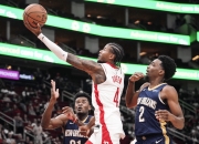 开云体育在线-火箭大胜比赛，球员合力拼搏获取胜利